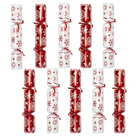 10in Christmas No Snap Party Favor (Red & White)