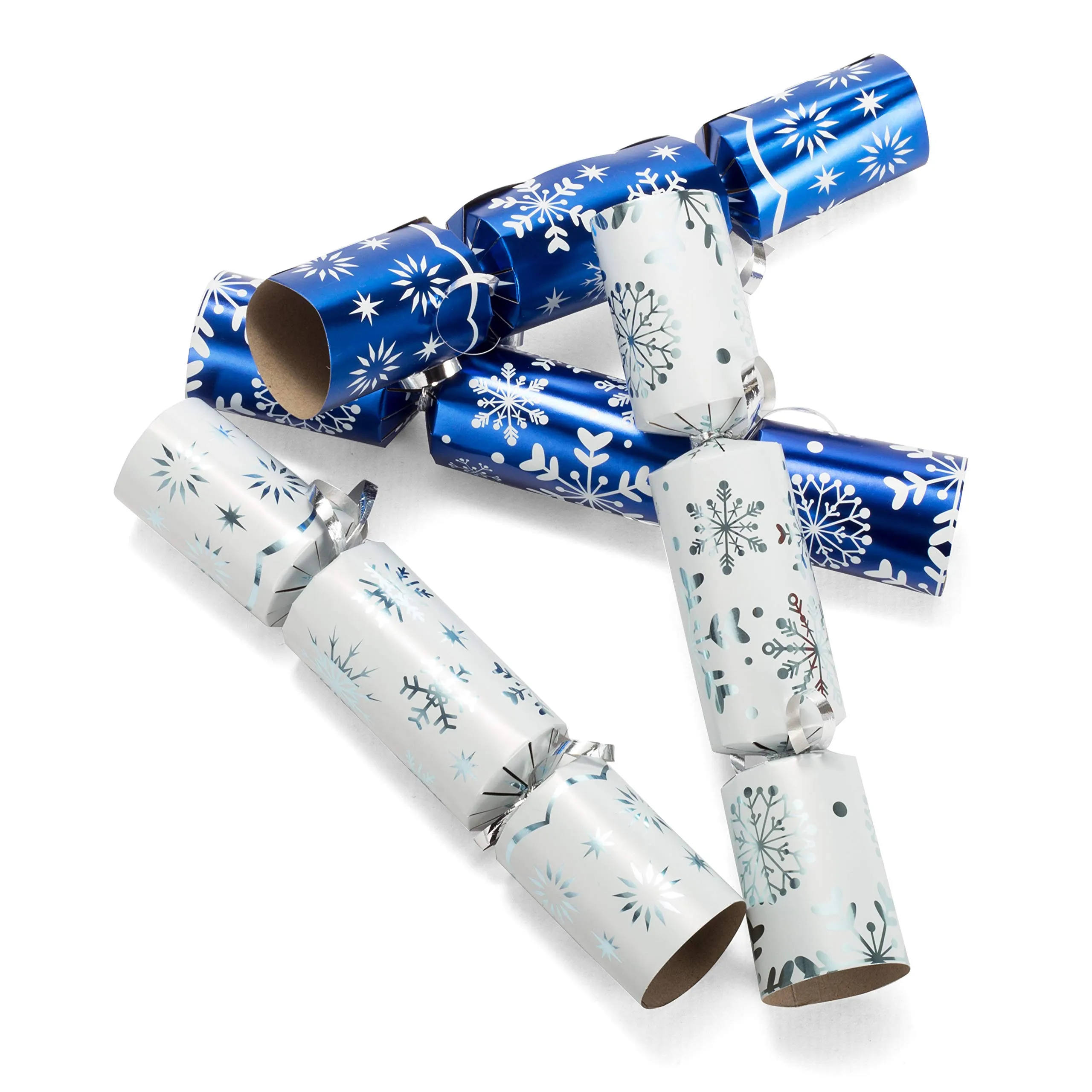 10in Snowflake Christmas No-Snap Party Favor, 8 Pcs