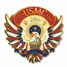 246th Birthday Lapel Pin