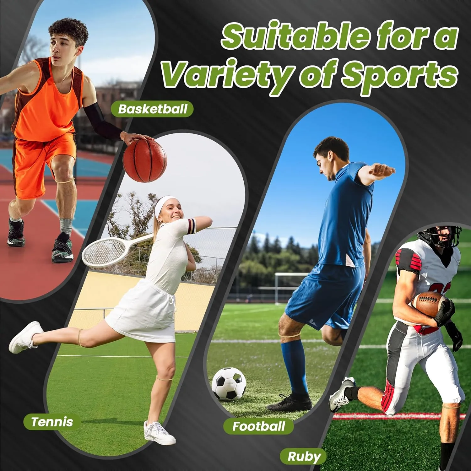 2PCS Patellar Tendon Knee Strap Knee Band for Knee Pain Relief Patella Knee Band for Basketball Running Sports Breathable Patellar Tendon Support Strap