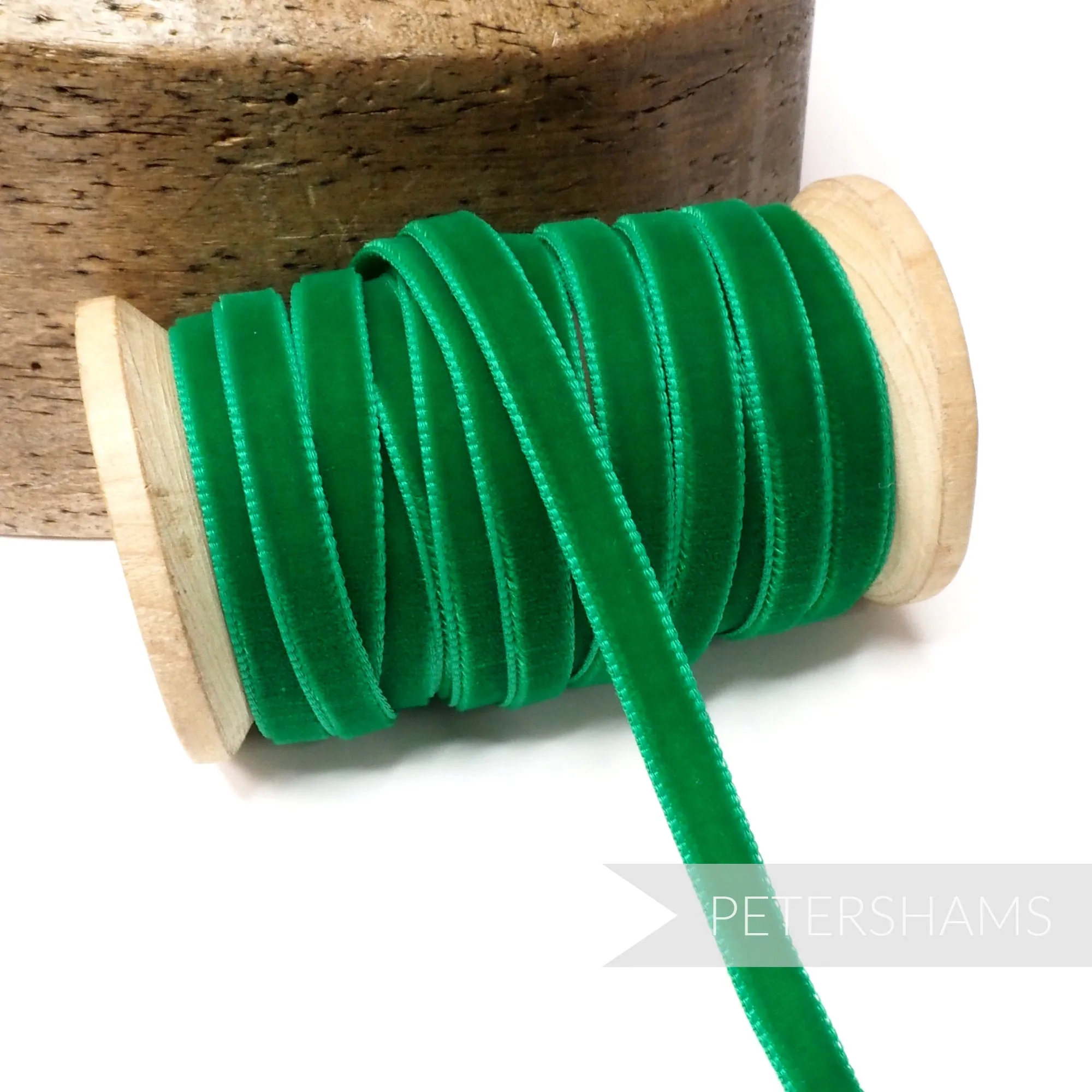 7mm Vintage Velvet Ribbon (Various Makes) - 1m