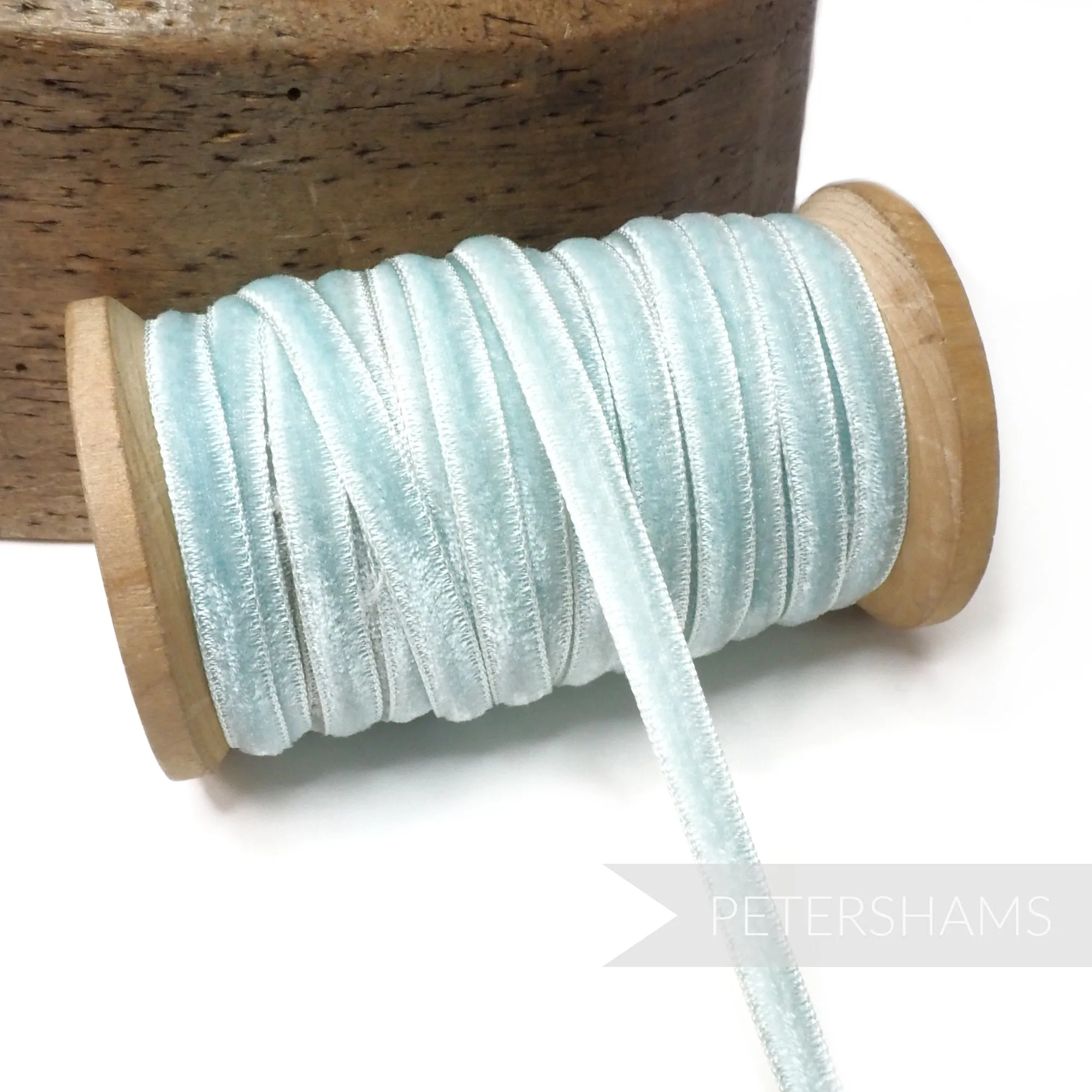 7mm Vintage Velvet Ribbon (Various Makes) - 1m