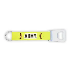 Army Softball Bottle Opener
