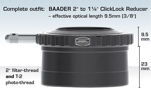 Baader 2" to 1.25" ClickLock Reducer