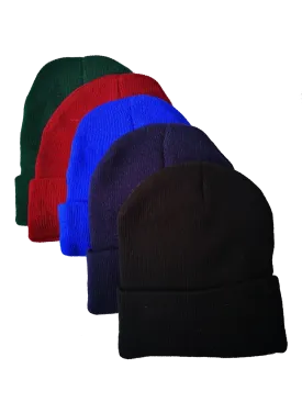 Beanies Set of 5 Assorted Colours
