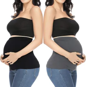 Belly Bands for Pregnant Women Maternity Band for Pants Postpartum Belly Band Pregnancy Band for Jeans