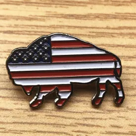 Bison Pin (includes US shipping, via USPS only)