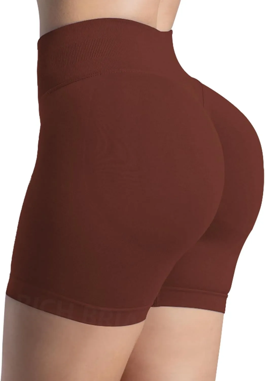 Butt Lifting Impact Shorts for Women Hidden Scrunch Booty Lift Gym Yoga Shorts Seamless Tummy Control 4.5"