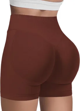 Butt Lifting Impact Shorts for Women Hidden Scrunch Booty Lift Gym Yoga Shorts Seamless Tummy Control 4.5"
