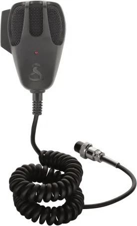 Cobra HG M75 Premium Power Replacement CB Microphone (Black)  4-Pin Connector, 9 Foot HighFlex Cord, Heavy Duty ABS Shell, Wire Mesh Grille, Push To Talk, 2 Transistor Amp (9V Battery, Not Incl)