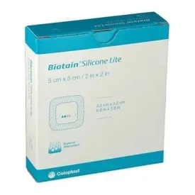 Coloplast biatain silicone Lite foam dressing 5x5 cm