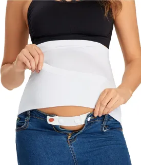 Combination of Maternity Shirts Extenders and Pants Waist Extenders, Seamless Maternity Belly Band
