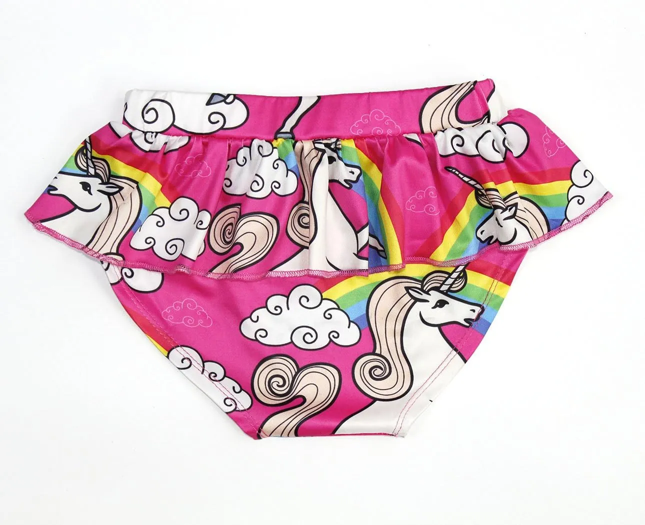 COTRIO Girls Swimsuit Rainbow Unicorn Tankini Swimwear Bathing Suit 2 Piece Beach Bikini for 2-10 Years Toddler Baby