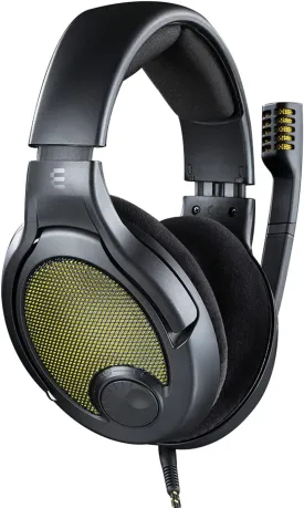 DROP   EPOS PC38X Gaming Headset Noise-Cancelling Microphone with Over-Ear Open-Back Design, Velour Earpads, Compatible with PC, PS4, PS5, Switch, Xbox, Mac, Mobile, and More (Yellow)