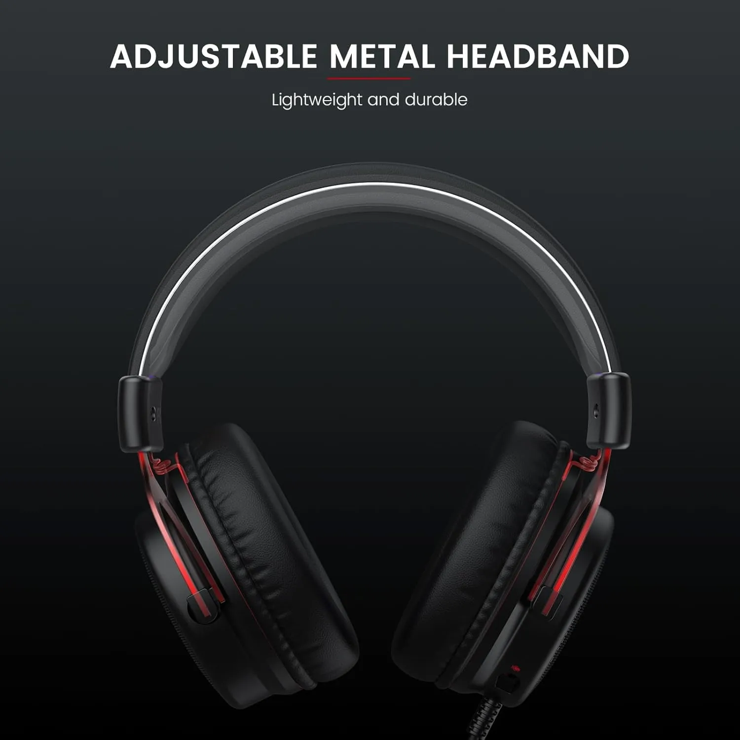 EKSA E900 Gaming Headset with Microphone - PC Headset with Detachable Noise Canceling Mic, 3D Surround Sound, Wired Headphone for PS4, PS5, Xbox, Computer, Laptop, Switch, Handheld (3.5MM Jack)