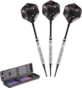 Elkadart Wizard 80% Tungsten Soft Tip Darts with Storage/Travel Case