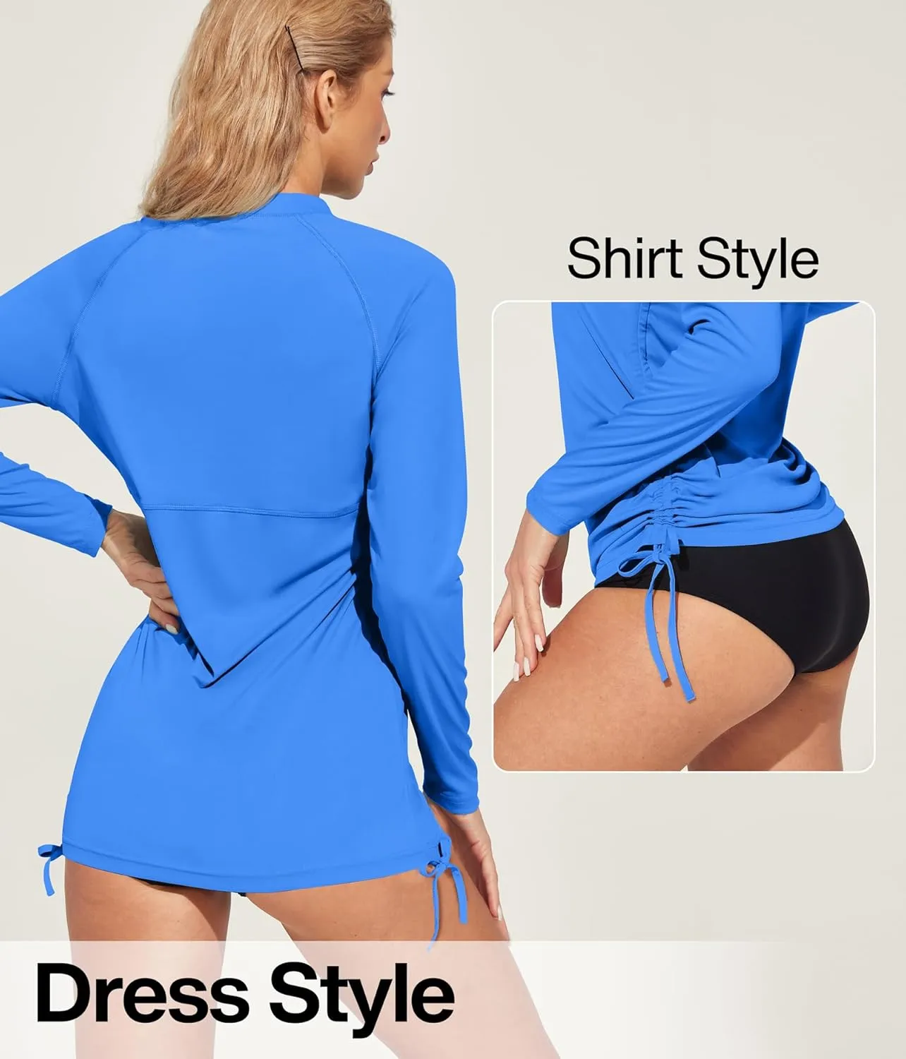 Heathyoga Rash Guard for Women UPF 50  UV Sun Protection Swim Shirt for Woman Long Sleeve Swimsuits Bathing Suit Tops