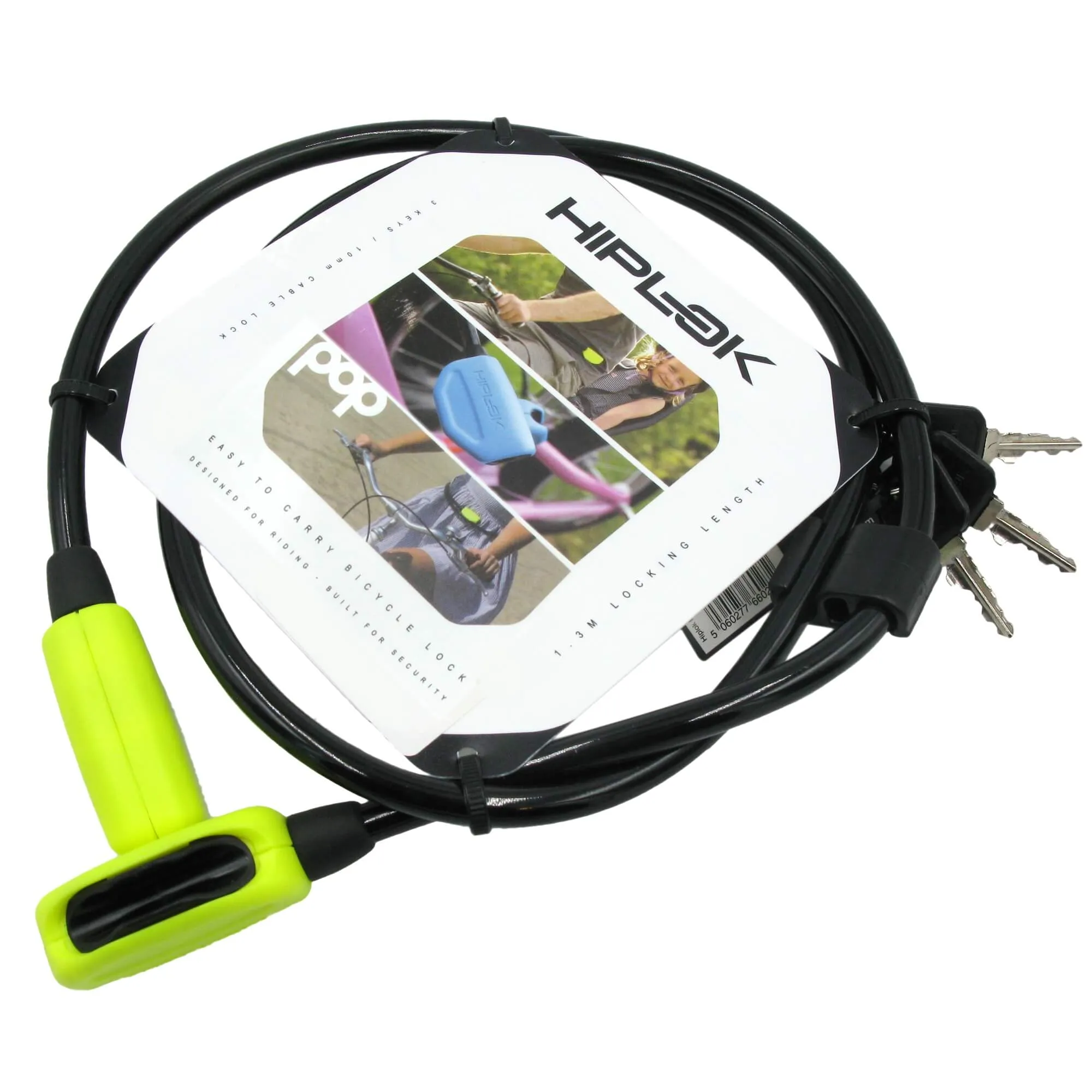 Hiplok Pop 1.3mm x 10mm Wearable Key Cable Lock