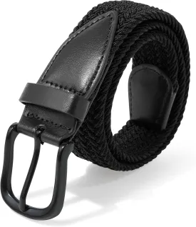 Kajeer Kids Belt for Boy, Stretch Braide Toddler Belt Pin Buckle Elastic Woven PU Golf Toddler Youth Belt for Casual