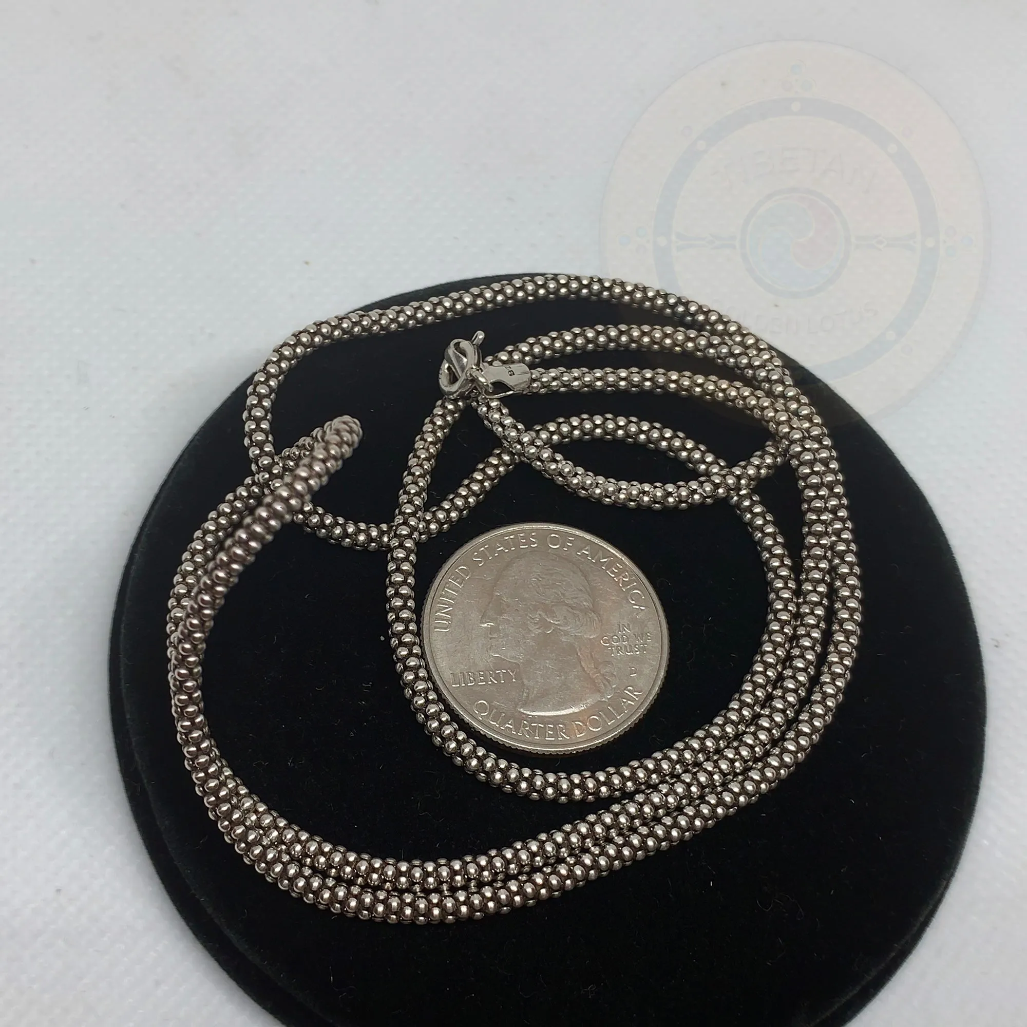 Long Sterling Silver Chain Necklace, 28", Sterling Chain