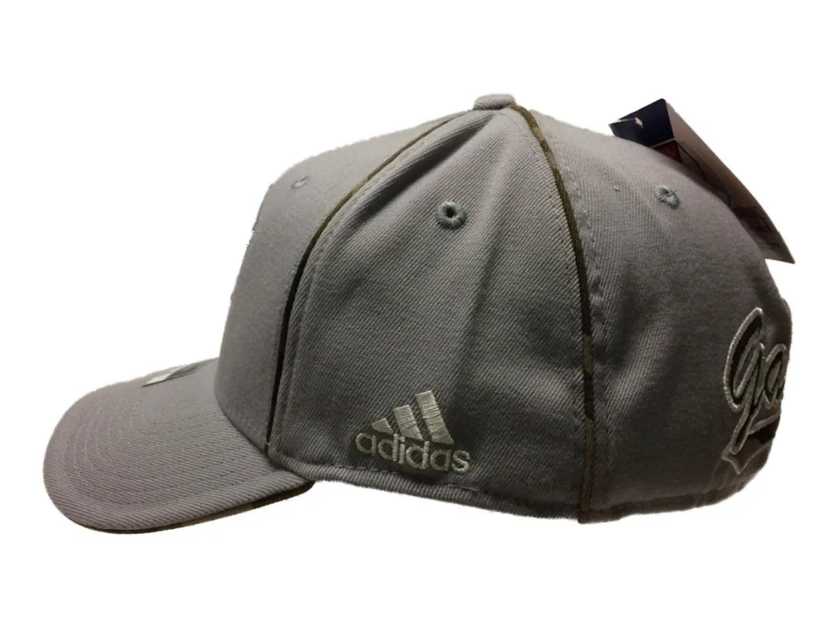 Los Angeles Galaxy Adidas FitMax 70 Gray Structured Fitted Baseball Hat (S/M)
