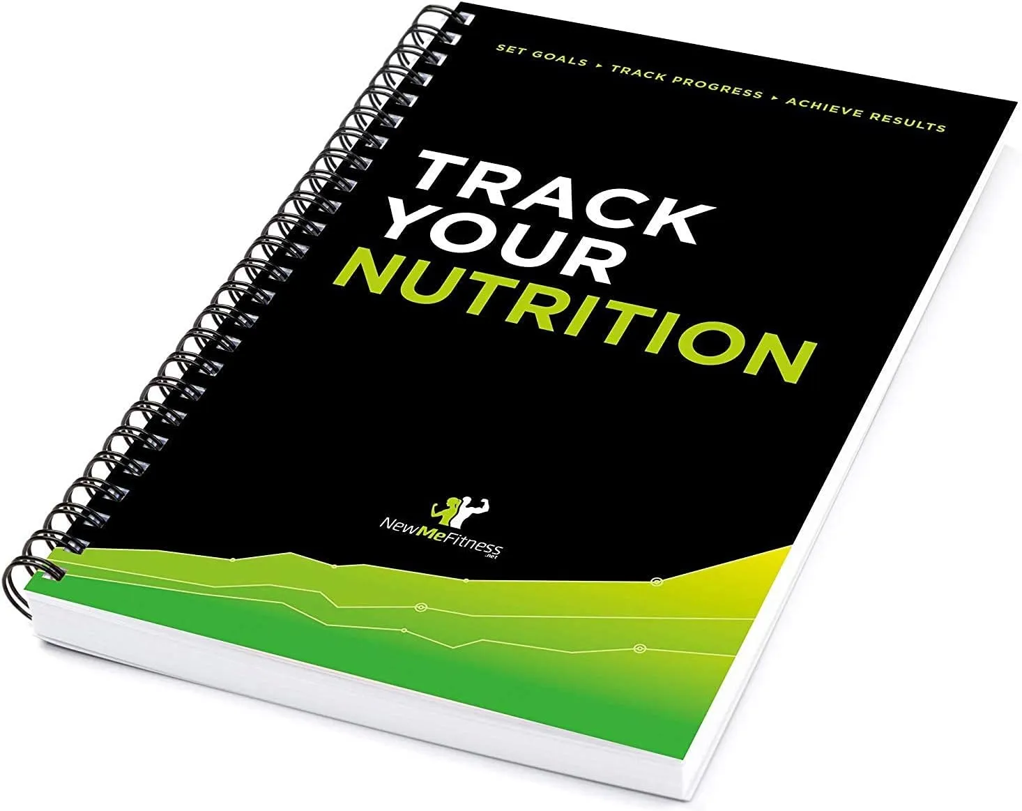 NewMe Fitness Journal for Women & Men, Food & Workout Journal, Planner Log Book to Track Weight Loss, Muscle Gain, Home Gym Exercise, Bodybuilding Progress, Daily Nutrition & Personal Health Tracker