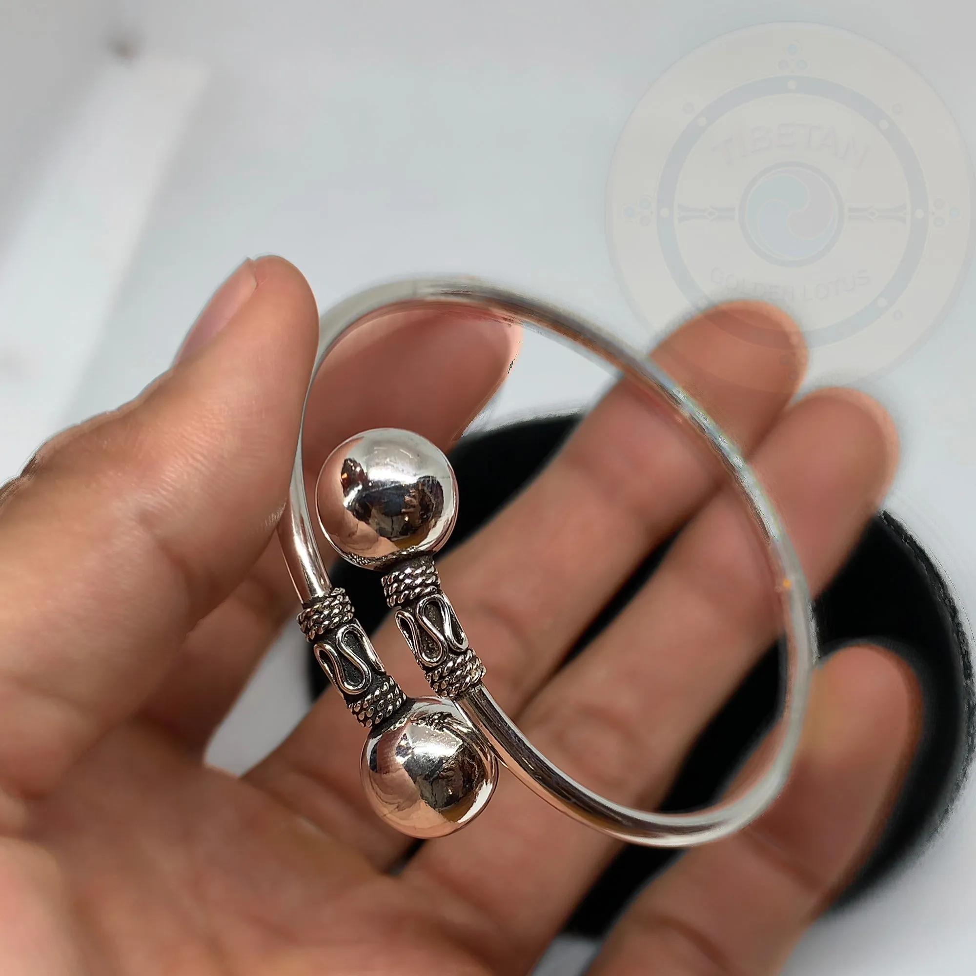 Plain Sterling Silver Cuff Open Bracelet