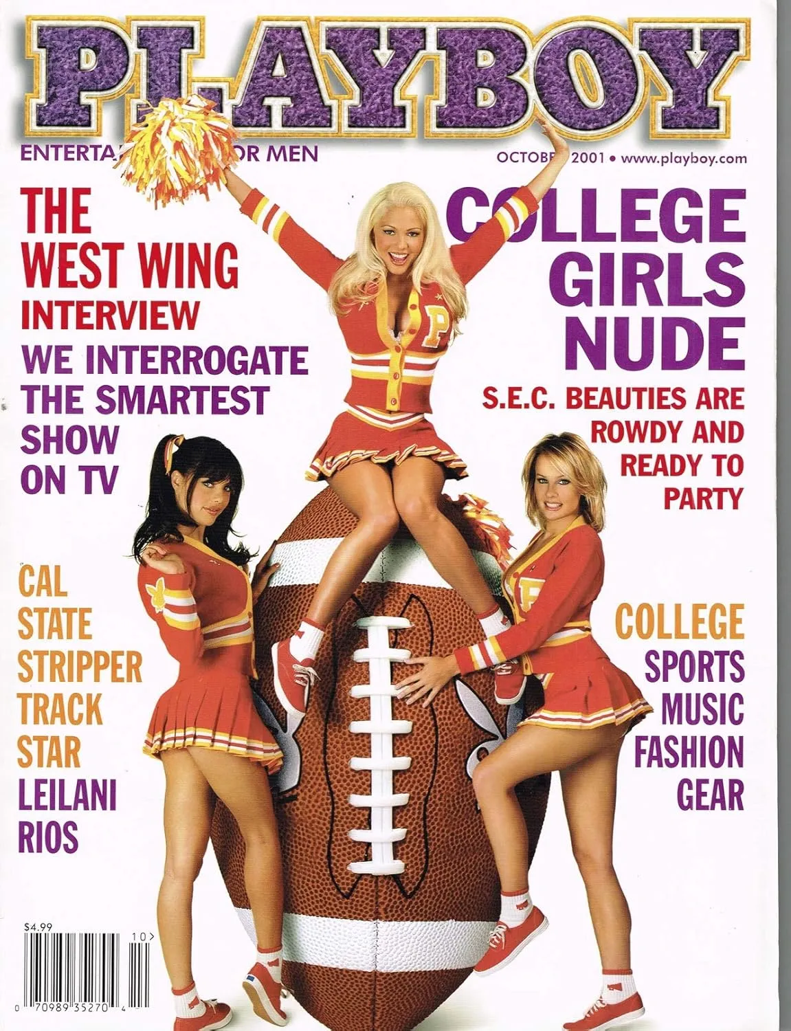 Playboy Magazine, October 2001 by Playboy
