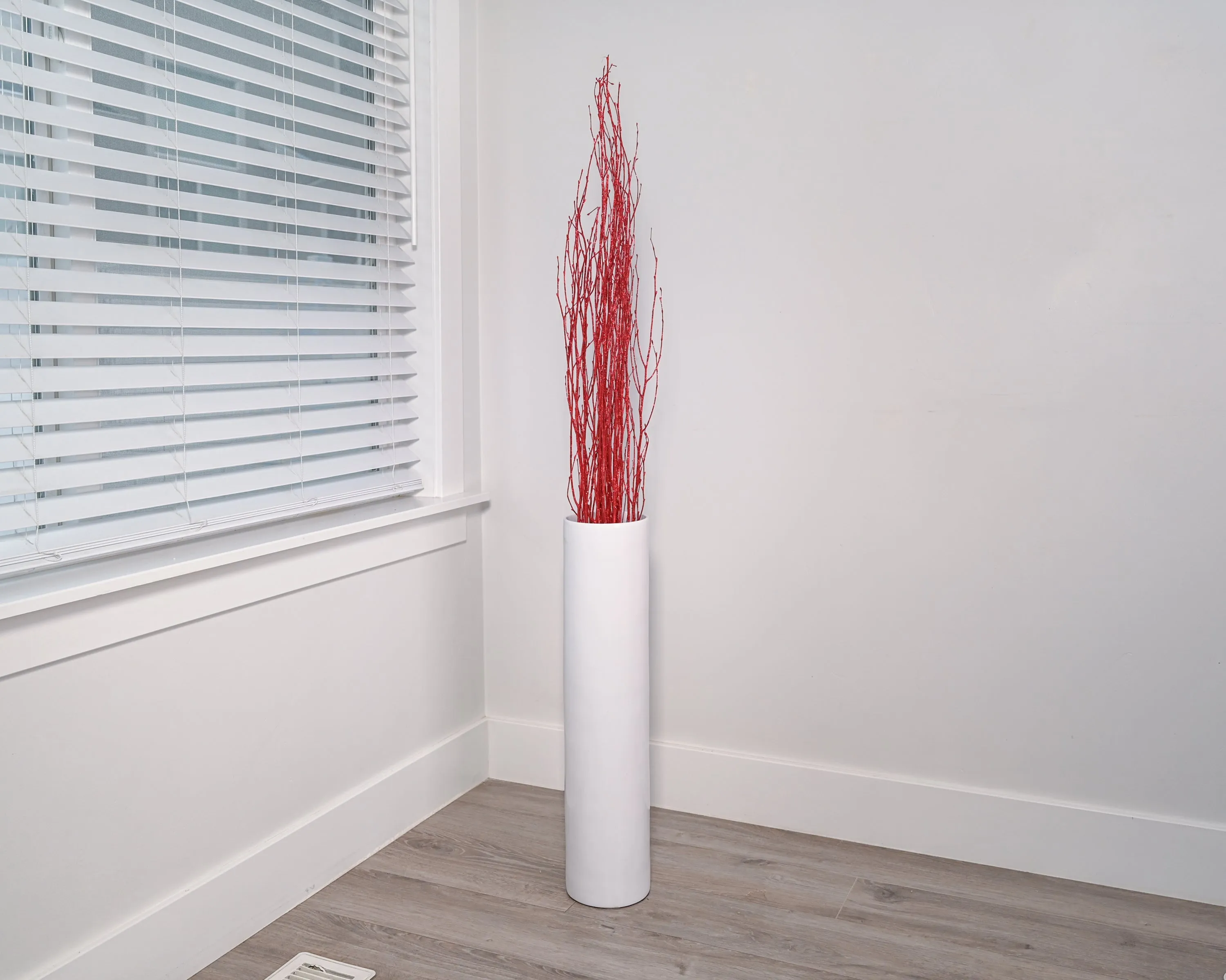 Red Glittered Birch Branches
