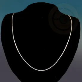 Simple Chain Necklace, Solid Silver  Chain