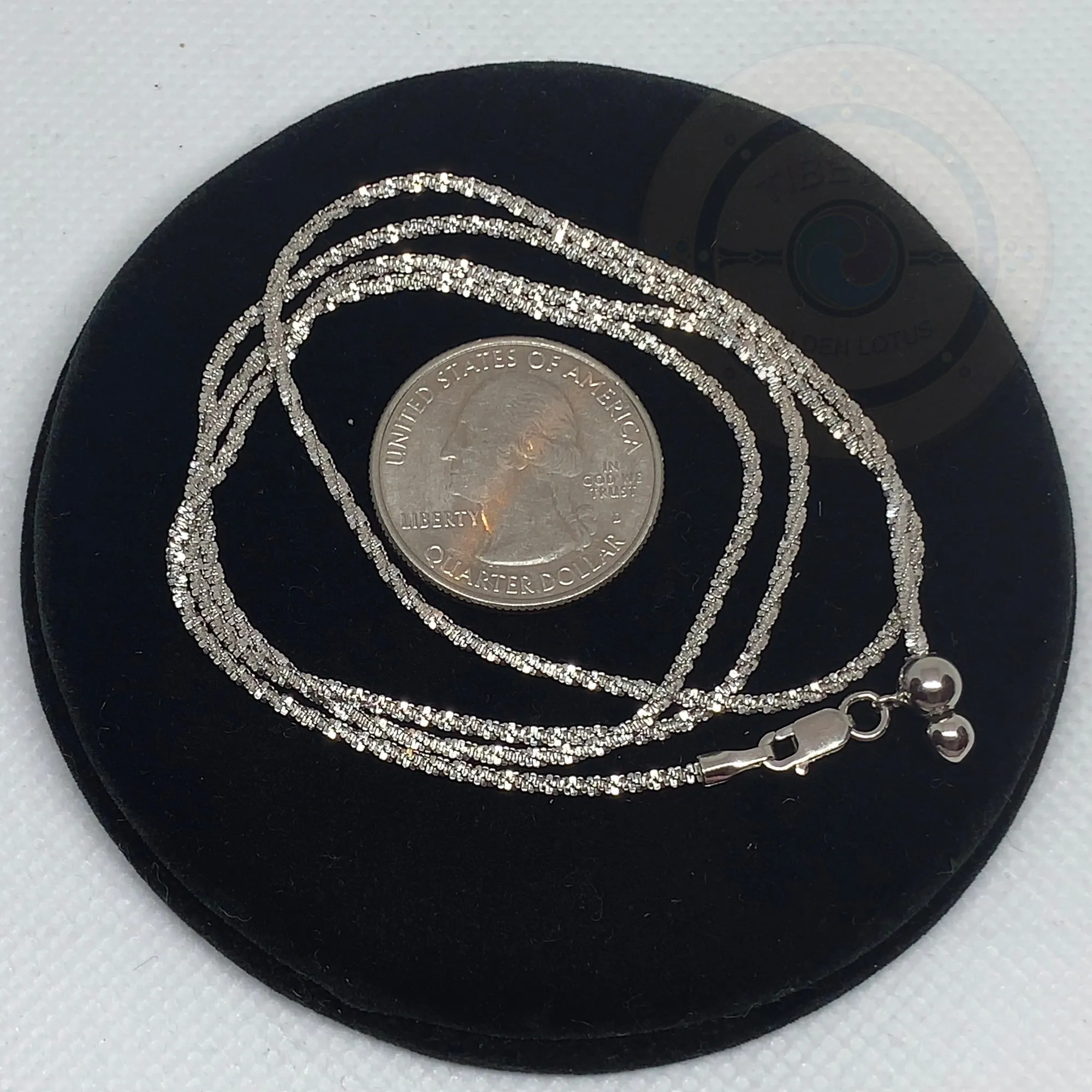 Simple Chain Necklace, Solid Silver  Chain