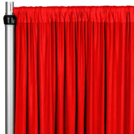 Spandex 4-way Stretch Drape Curtain 12ft H x 60" W - Red
