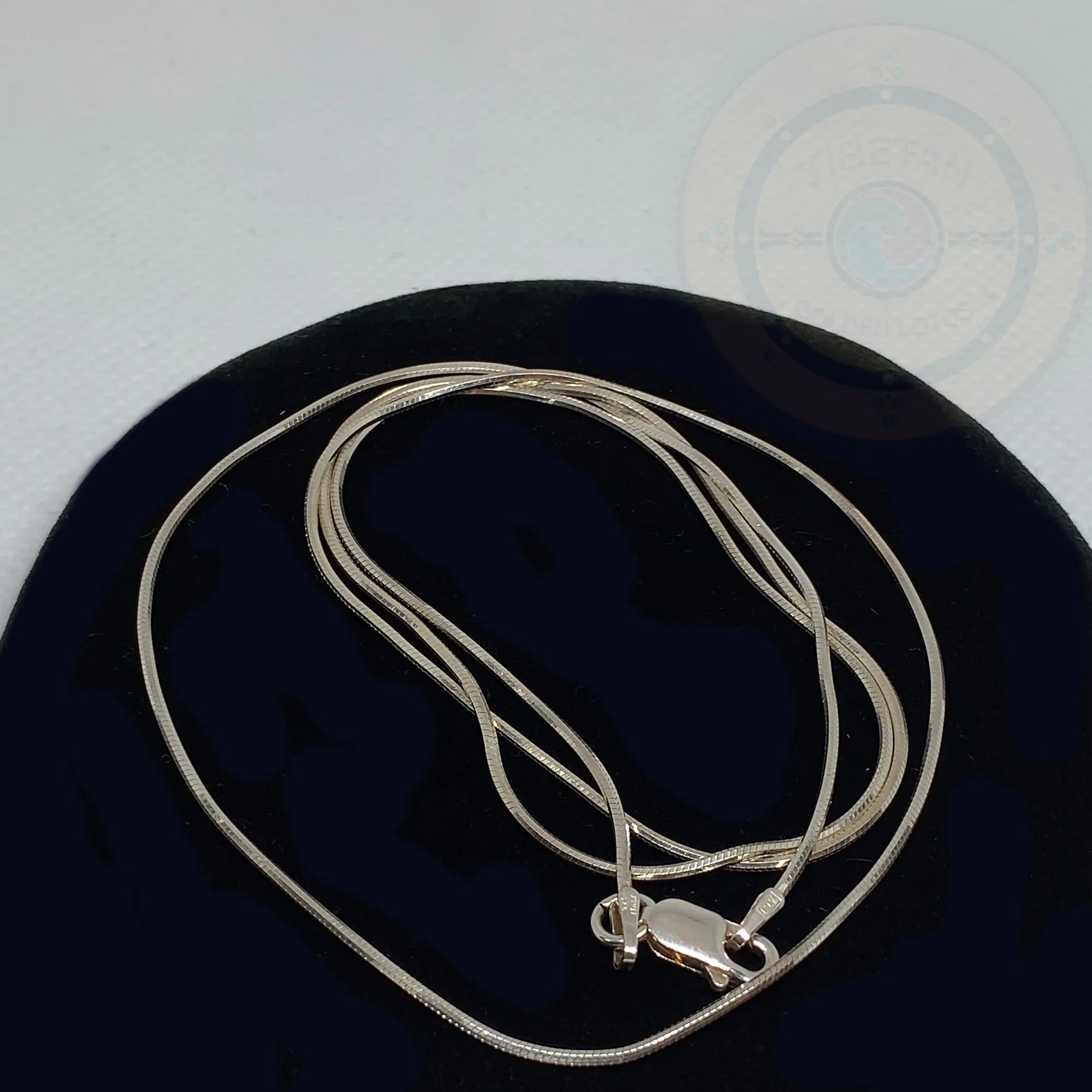 Sterling Silver Plain Necklace Chain