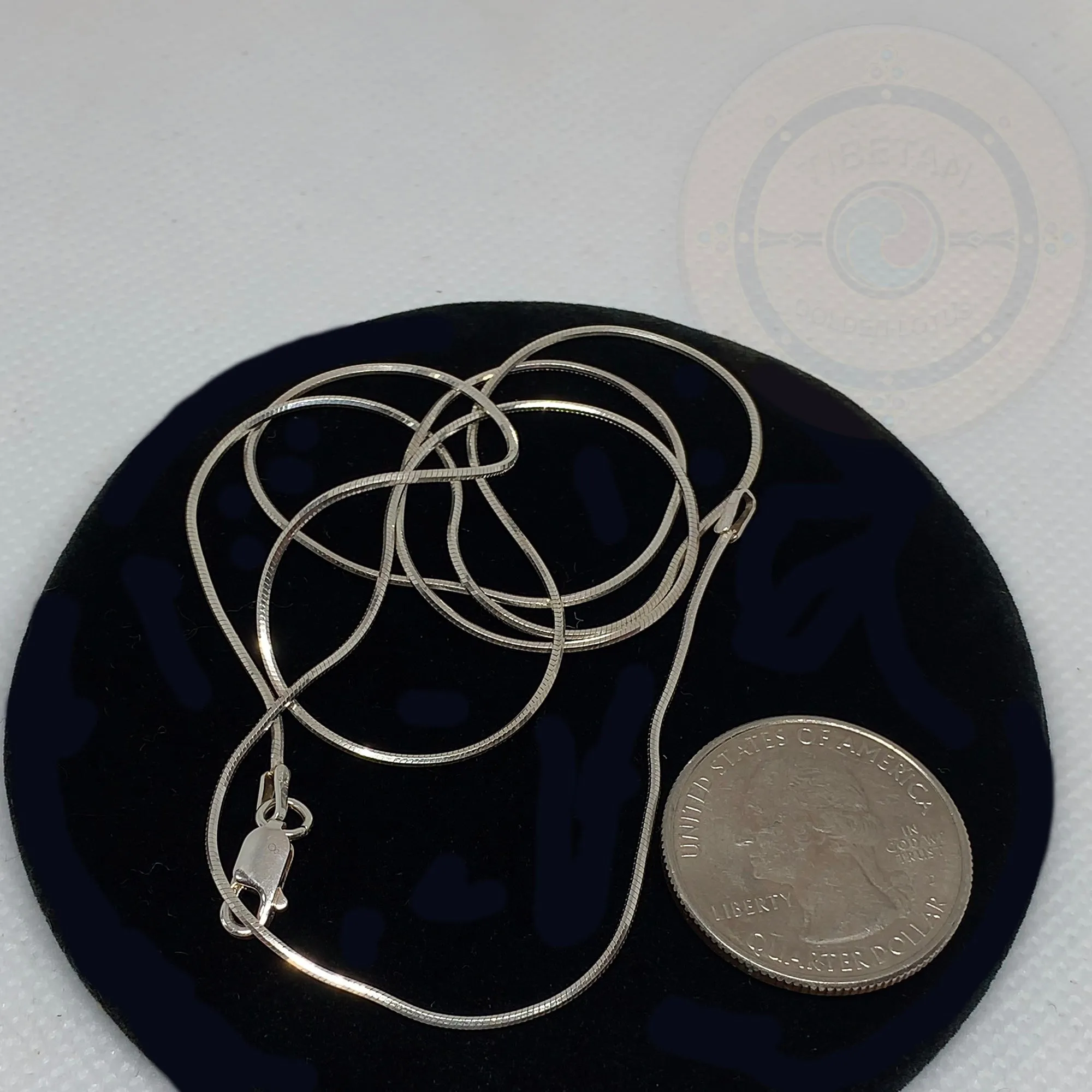 Sterling Silver Plain Necklace Chain
