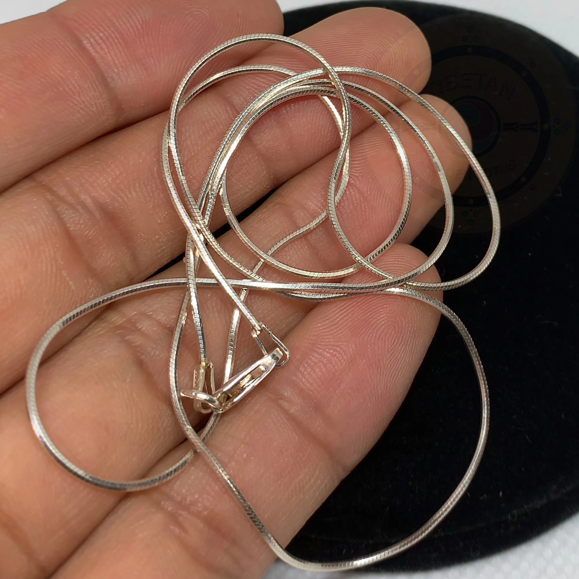 Sterling Silver Plain Necklace Chain