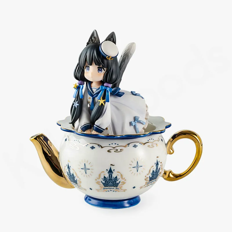 Tea Time Cats DLC Series Cow Cat Figure