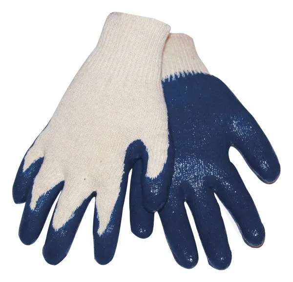 Tillman 1538 Standard Blue Latex Dipped Palm Gloves (1 Pair)