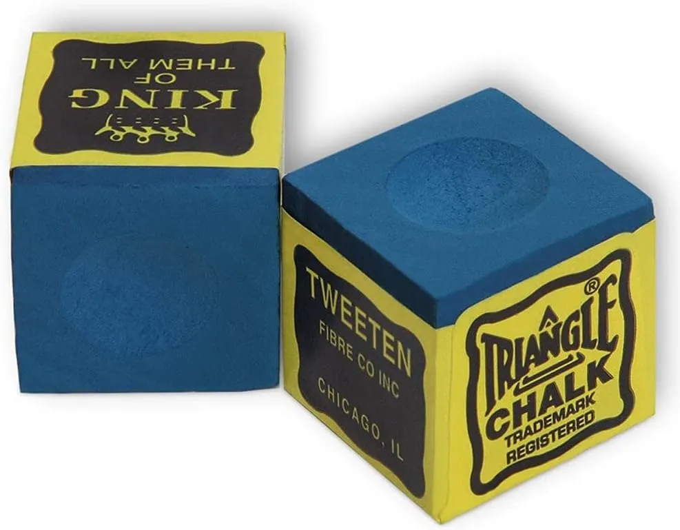 Triangle Billiard Pool Cue Chalk - 1 Gross - 144 pcs - Made in The USA   10 pcs of Quality Billiard Pool Table Spots by Tweeten Fibre Co.