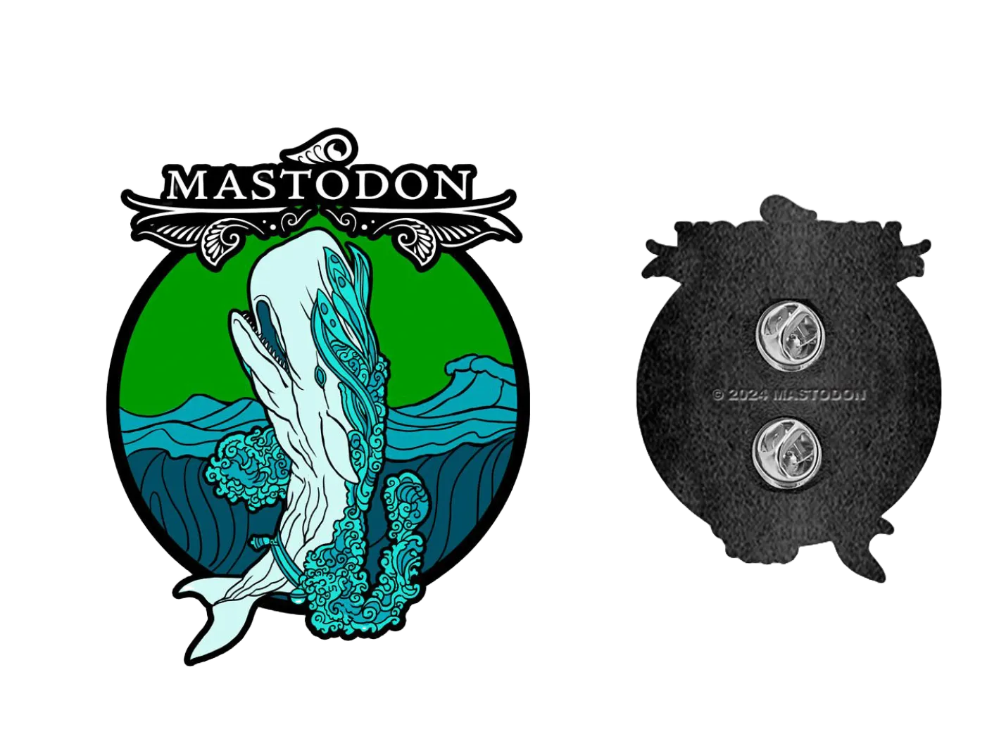 Whale Enamel Pin