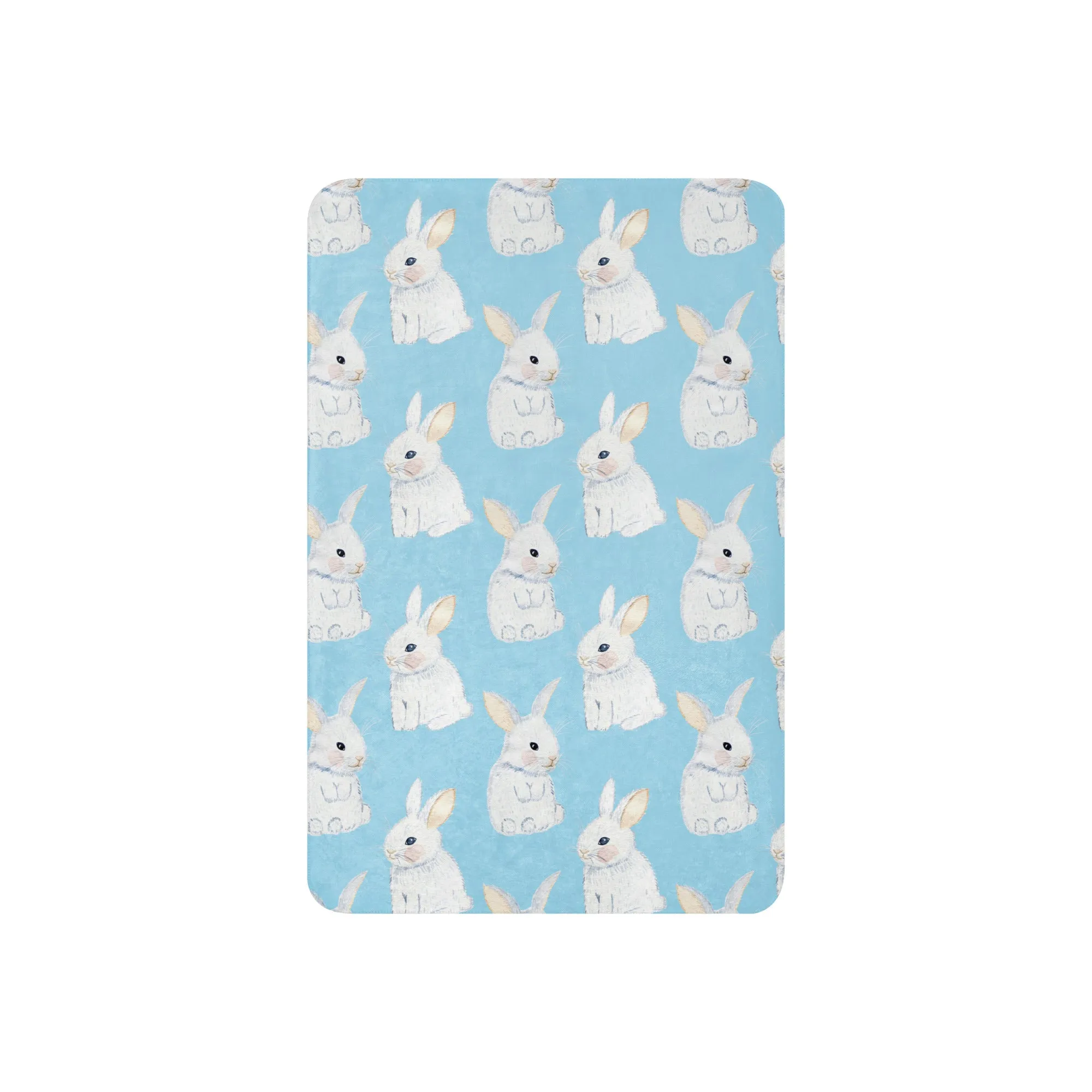 White Bunny Sherpa blanket lioness-love